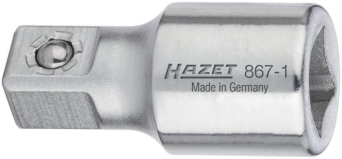 HAZET Verlängerung 867 1/4 Zoll 25 mm – CV-Stahl verchromt für Steckschlüssel