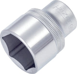 HAZET Steckschlüsseleinsatz 900 1/2 Zoll 6-kant SW 10 mm Länge 38 mm – CV-Stahl verchromt