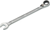HAZET Maulringratschenschlüssel 606 SW 8 mm – umschaltbar, Ringseite 13° abgewinkelt, 60 Zähne