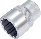 HAZET Steckschlüsseleinsatz 900Z-10 1/2 Zoll 12-kant SW 10 mm – CV-Stahl verchromt