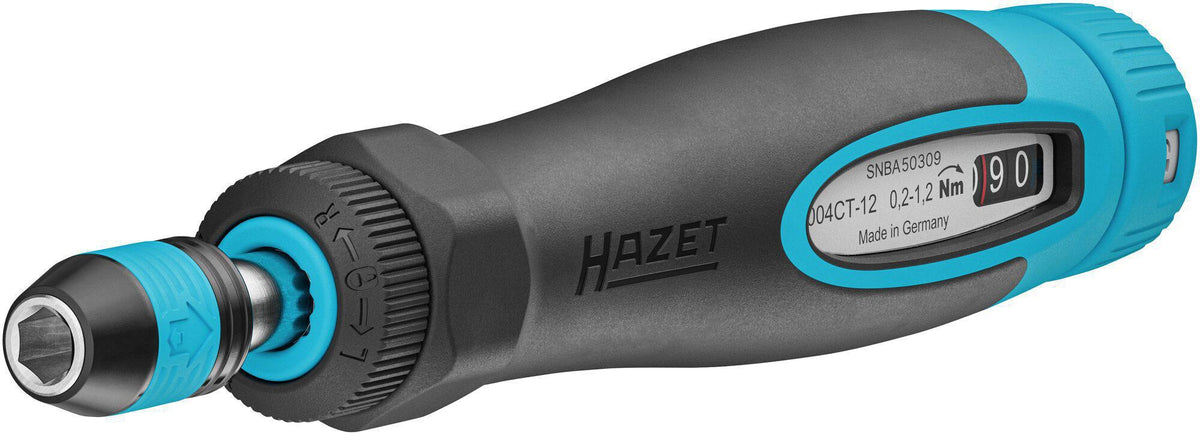 HAZET Drehmomentschraubendreher 6004CT-12, 0,2-1,2 Nm, 1/4 Zoll