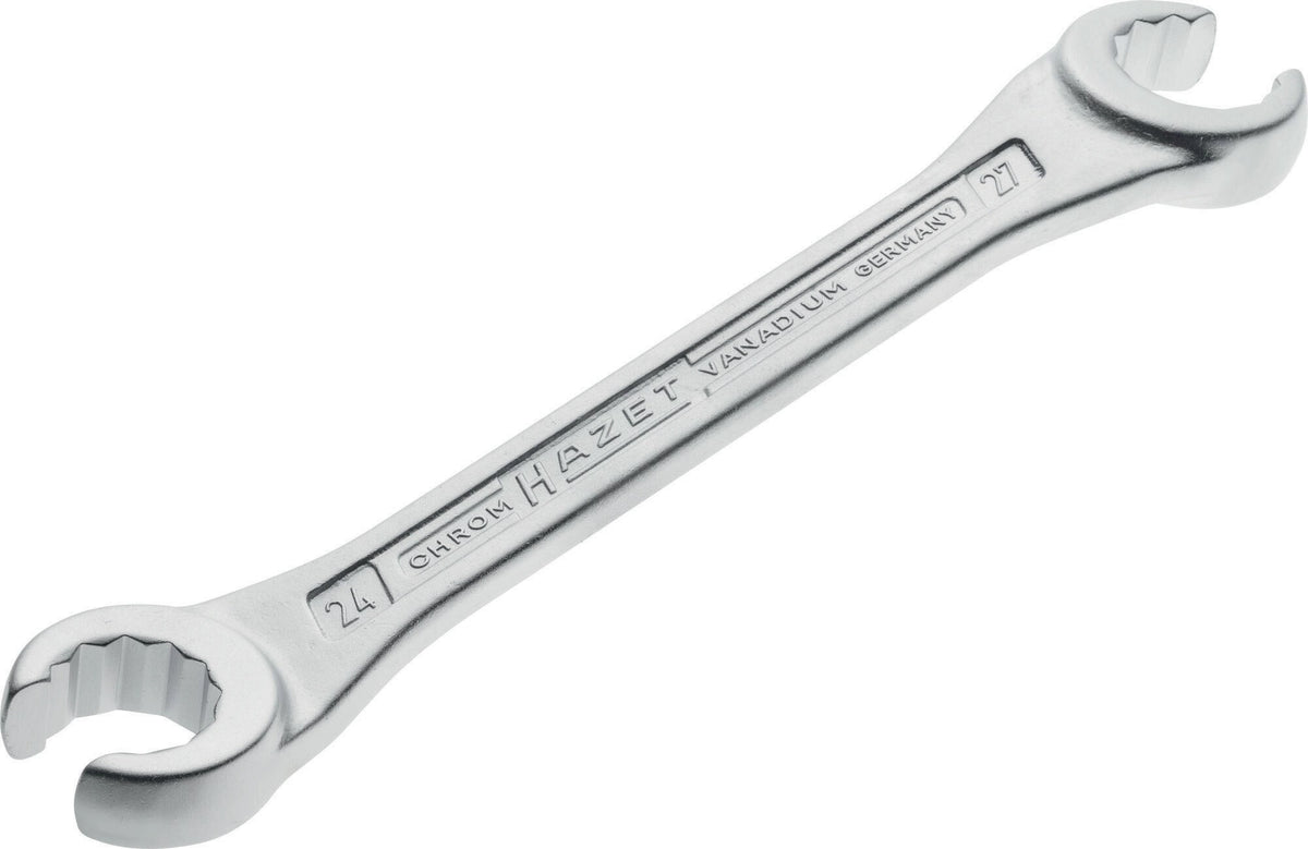 HAZET Doppelringschlüssel 612 10x11mm – Für Rohrverschraubungen und Überwurfmuttern