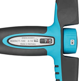 HAZET Drehmomentschraubendreher 6005CT-100, 4-10 Nm, 1/4 Zoll, mit Knarrenfunktion und Kalibrierschein