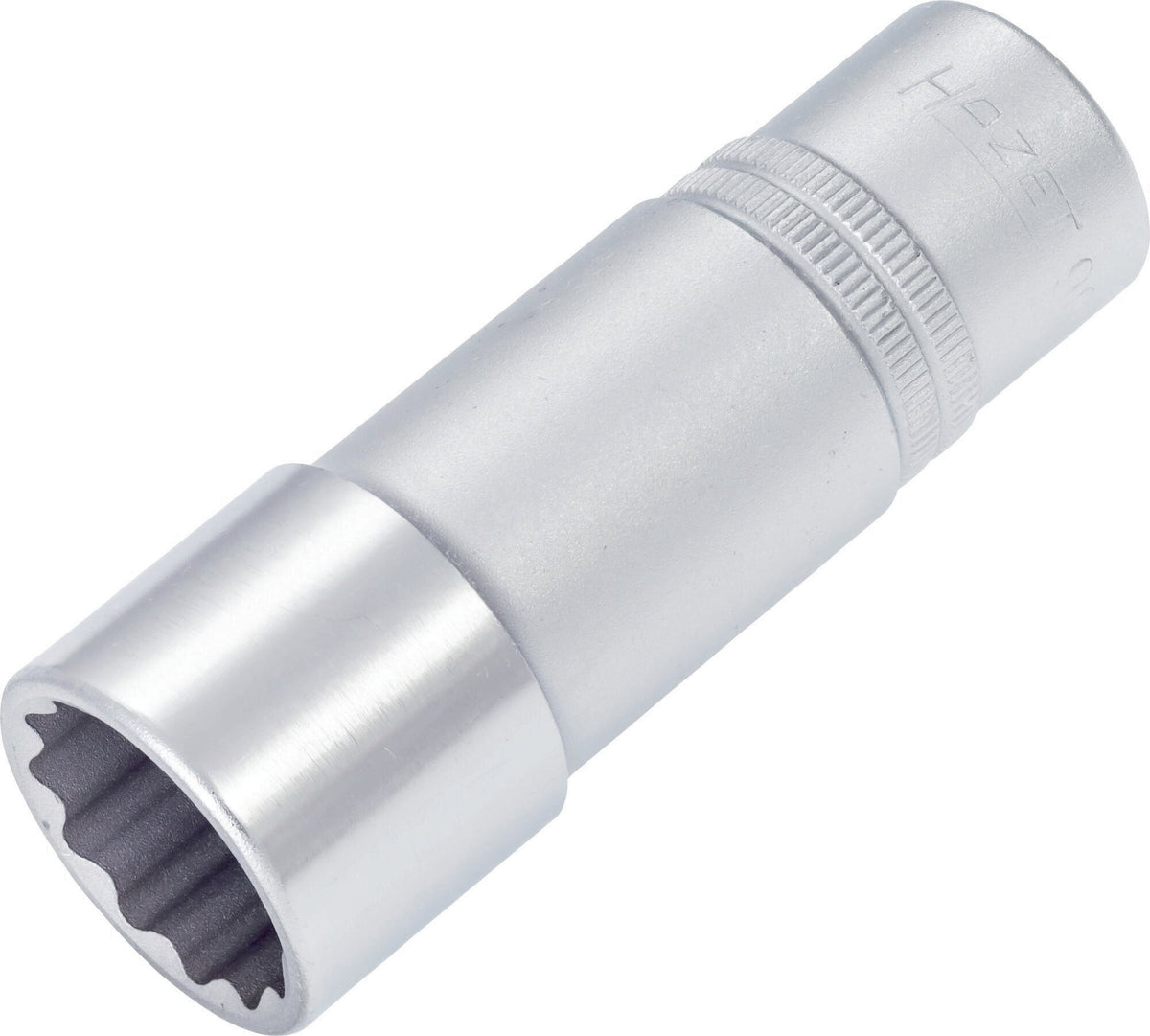 HAZET Steckschlüsseleinsatz 900TZ10 1/2 Zoll SW 10 mm Länge 85 mm – 12-kant CV-Stahl verchromt