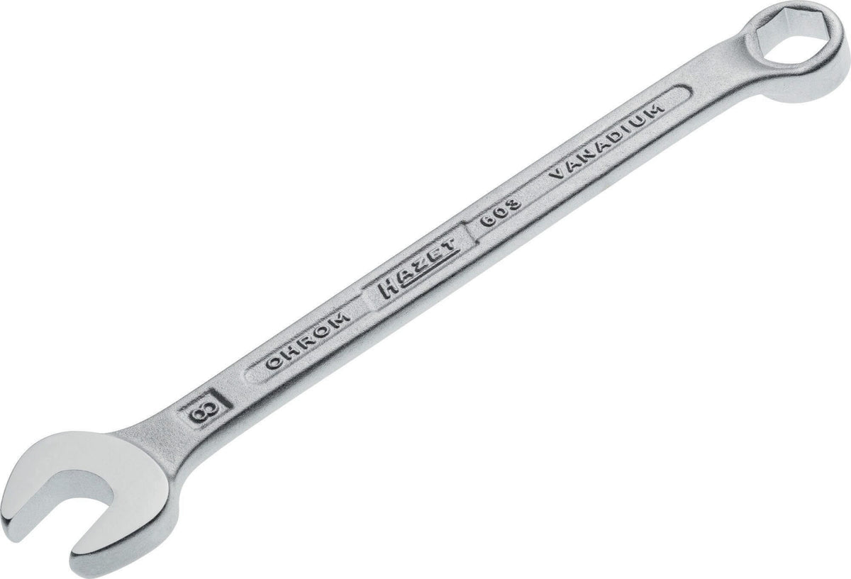 HAZET Ringmaulschlüssel 603 SW 10 mm, Form B, CV-Stahl, DIN 3113 – Länge 137 mm