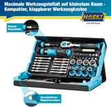 HAZET Bitsortiment SmartCase 2200SC-32, 59-teilig, Schlitz/PH/PZ/TX/Innensechskant