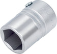 HAZET Steckschlüsseleinsatz 1000 3/4 Zoll 6-kant SW 24 mm, Länge 52 mm, CV-Stahl verchromt