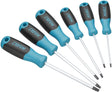 HAZET Schraubendreher-Satz 811T/6 6-teilig Innen TORX® Profil 3-Komponenten-Griff