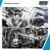 HAZET Drehmomentschlüssel 6111-1CT 3/8 Zoll 20-120 Nm mit Umschaltknarre und Kalibrierschein