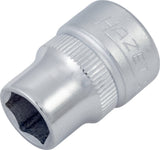 HAZET Steckschlüsseleinsatz 880 3/8 Zoll 6-kant SW 10 mm – CV-Stahl, verchromt, DIN 3124