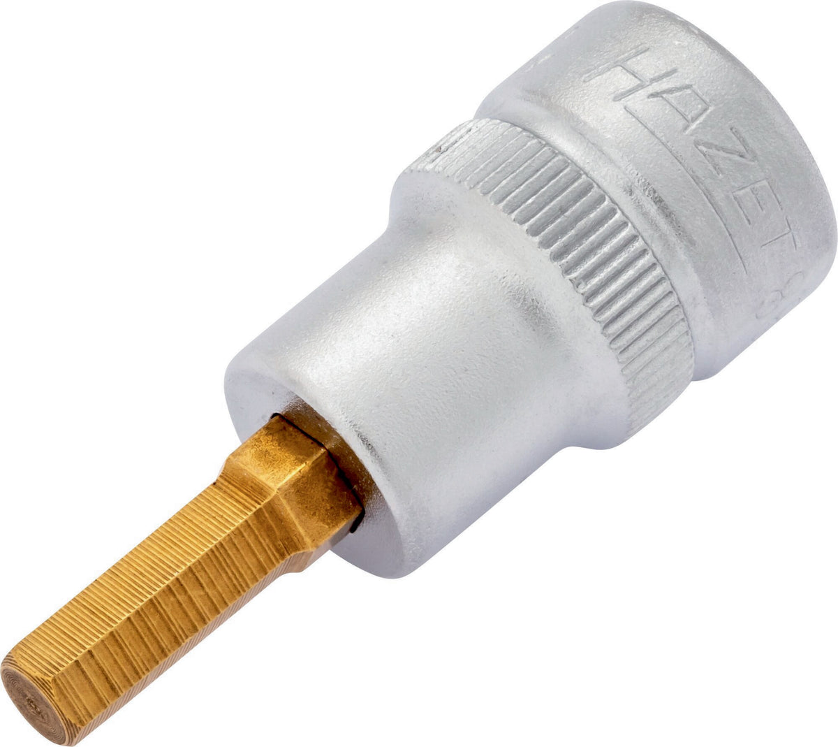 HAZET Steckschlüsseleinsatz 8801K 3/8 Zoll 6-kant SW 3 mm, Länge 43,5 mm, TIN-beschichtet