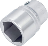 HAZET Steckschlüsseleinsatz 1000 3/4 Zoll 6-kant SW 24 mm, Länge 52 mm, CV-Stahl verchromt