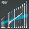 HAZET Werkzeugmodul 163-98/17 – 17-teiliger Ringmaulschlüssel-Satz, 344 x 342 x 35 mm