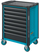 HAZET Werkzeugwagen 179N-7/220 – 7 Schubladen, 220-teilig, 540 kg, Stahlblech blau