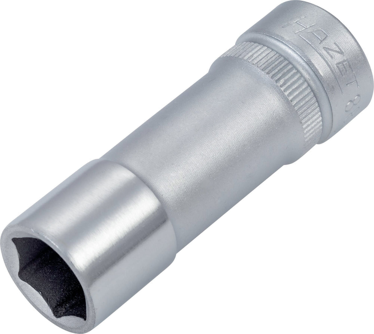HAZET Steckschlüsseleinsatz 880LG 3/8 Zoll 6-kant SW 10 mm, Länge 54 mm, verchromt