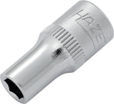 HAZET Steckschlüsseleinsatz 850 1/4 Zoll 6-kant SW 4 mm Länge 25 mm