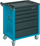HAZET Werkzeugwagen 177-6, 780x498x915 mm, 6 Schubladen, Stahlblech, blau