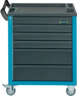 HAZET Werkzeugwagen 177-6, 780x498x915 mm, 6 Schubladen, Stahlblech, blau
