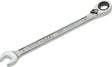HAZET Maulringratschenschlüssel 606 SW 8 mm – umschaltbar, Ringseite 13° abgewinkelt, 60 Zähne
