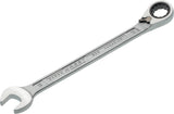 HAZET Maulringratschenschlüssel 606 SW 8 mm – umschaltbar, Ringseite 13° abgewinkelt, 60 Zähne