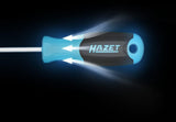 HAZET Steckgriff 811-UK 1/4 Zoll mit 3-Komponenten-Griff, Länge 134 mm, mattverchromt