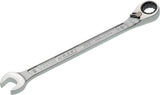 HAZET Maulringratschenschlüssel 606 SW 8 mm – umschaltbar, Ringseite 13° abgewinkelt, 60 Zähne