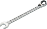 HAZET Maulringratschenschlüssel 606 SW 8 mm – umschaltbar, Ringseite 13° abgewinkelt, 60 Zähne