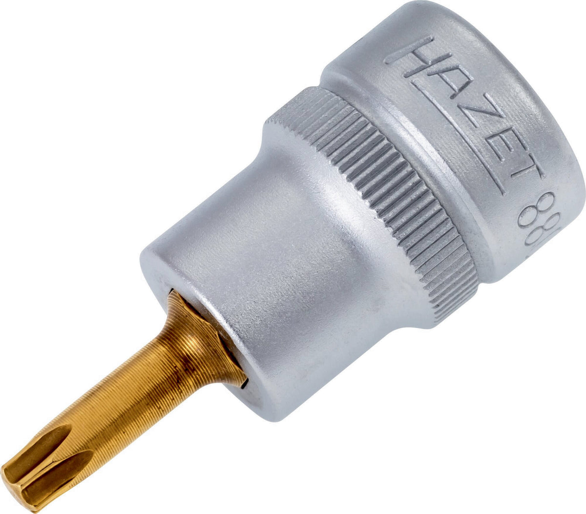 HAZET Steckschlüsseleinsatz 8802-T15 3/8 Zoll 6-kant T15 Länge 43,5 mm TIN-beschichtet