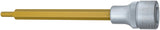HAZET Steckschlüsseleinsatz 986-4 1/2 Zoll Innen-6-kant SW 4 mm Länge 60 mm TIN-beschichtet
