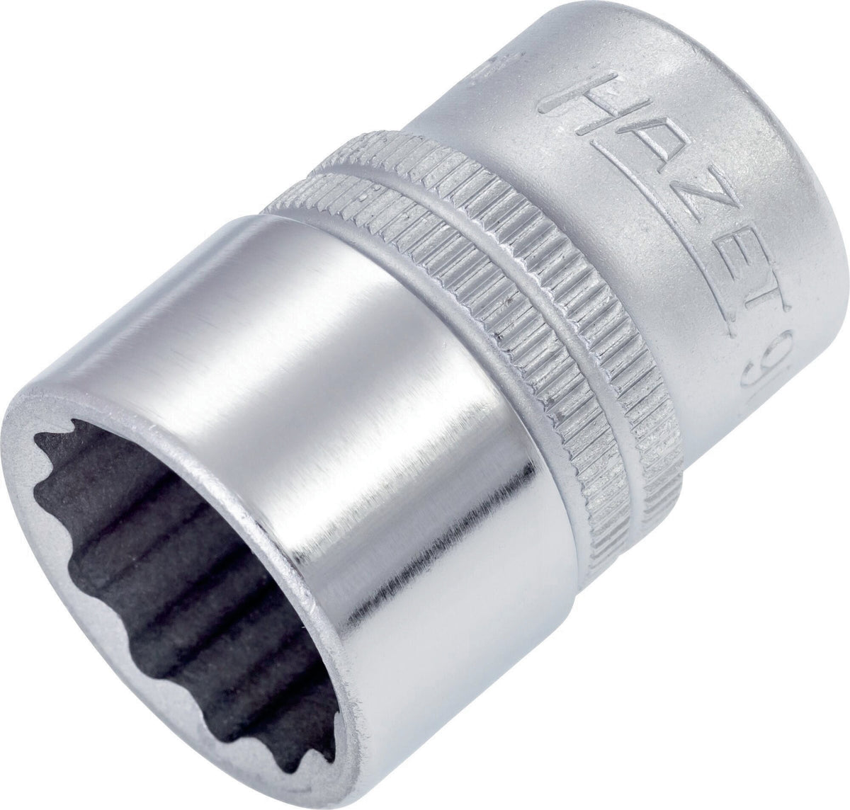 HAZET Steckschlüsseleinsatz 900Z-10 1/2 Zoll 12-kant SW 10 mm – CV-Stahl verchromt