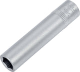 HAZET Steckschlüsseleinsatz 850LG-10 1/4 Zoll 6-kant SW 10 mm Länge 50 mm