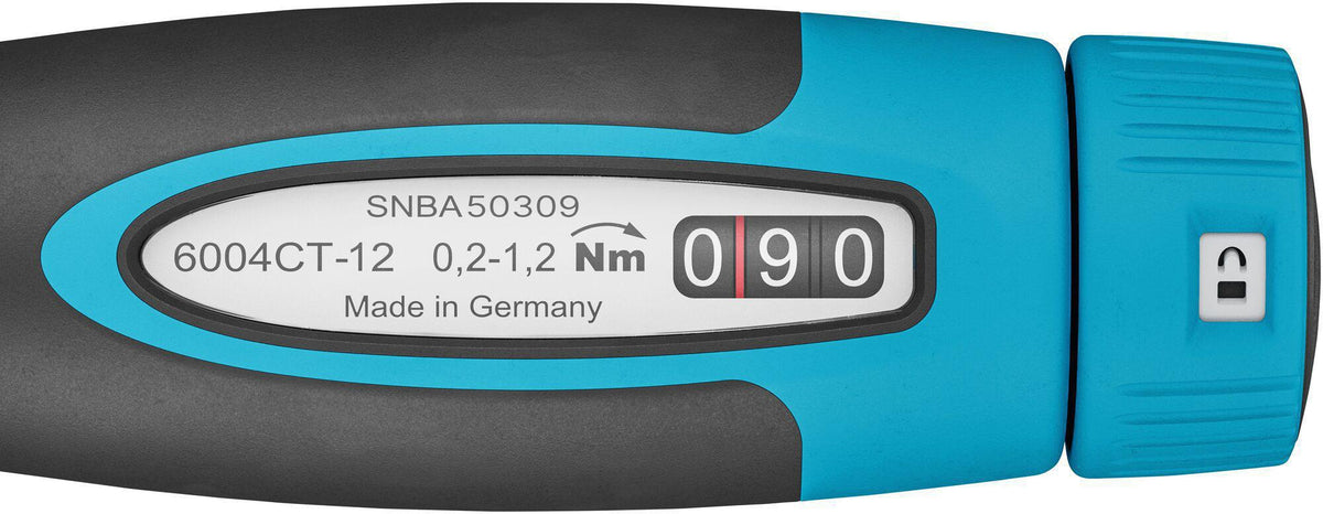 HAZET Drehmomentschraubendreher 6004CT-12, 0,2-1,2 Nm, 1/4 Zoll