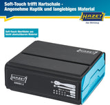 HAZET Steckschlüssel- und Bitsortiment SmartCase 2200SC-2, 50-teilig, 1/4″