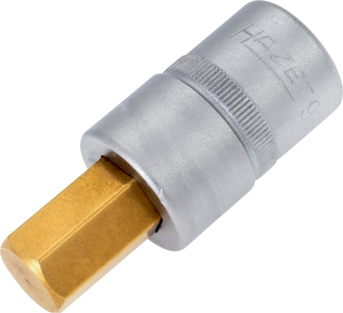 HAZET Steckschlüsseleinsatz 986-4 1/2 Zoll Innen-6-kant SW 4 mm Länge 60 mm TIN-beschichtet