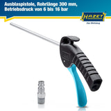 HAZET Druckluftausblaspistole 9040P-2 mit Kupplungsstecker DN 7,2 – 290 l/min