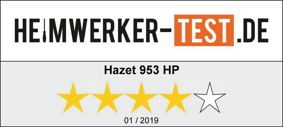 HAZET Steckschlüsselsatz 953 HP 44-teilig 1/4 + 1/2 Zoll SW 5-27 mm 90 Zähne 6-Kant