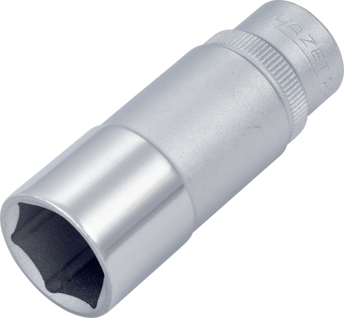 HAZET Steckschlüsseleinsatz 880LG 3/8 Zoll 6-kant SW 10 mm, Länge 54 mm, verchromt