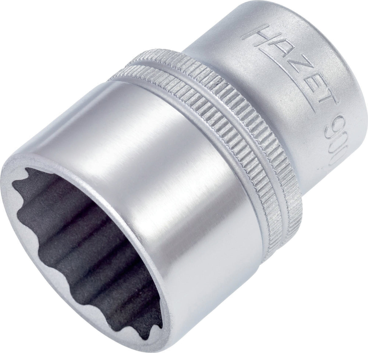 HAZET Steckschlüsseleinsatz 900Z-10 1/2 Zoll 12-kant SW 10 mm – CV-Stahl verchromt