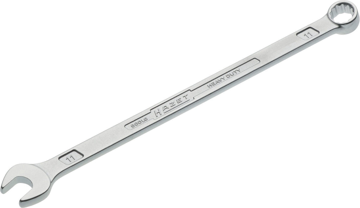 HAZET Ringmaulschlüssel 600 LG SW 10 mm – extra lang, CV-Stahl, verchromt