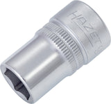 HAZET Steckschlüsseleinsatz 900 1/2 Zoll 6-kant SW 10 mm Länge 38 mm – CV-Stahl verchromt