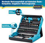 HAZET Bitsortiment SmartCase 2200SC-1 69-teilig Schlitz/PH/PZD/6Kt./TX/TX-Bo