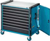 HAZET Werkzeugwagen 179NXXL-8D, 8 Schubladen, 1000 kg, Edelstahl-Arbeitsfläche
