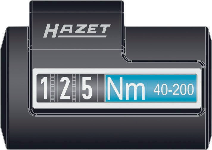 HAZET Drehmomentschlüssel 5121-2CLT 1/2 Zoll 20-120 Nm mit Umschaltknarre und Kalibrierschein