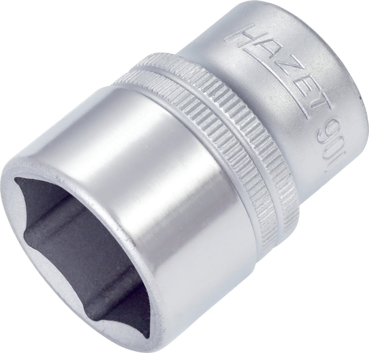HAZET Steckschlüsseleinsatz 900 1/2 Zoll 6-kant SW 10 mm Länge 38 mm – CV-Stahl verchromt