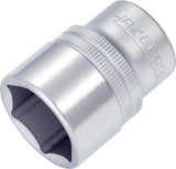 HAZET Steckschlüsseleinsatz 900 1/2 Zoll 6-kant SW 10 mm Länge 38 mm – CV-Stahl verchromt