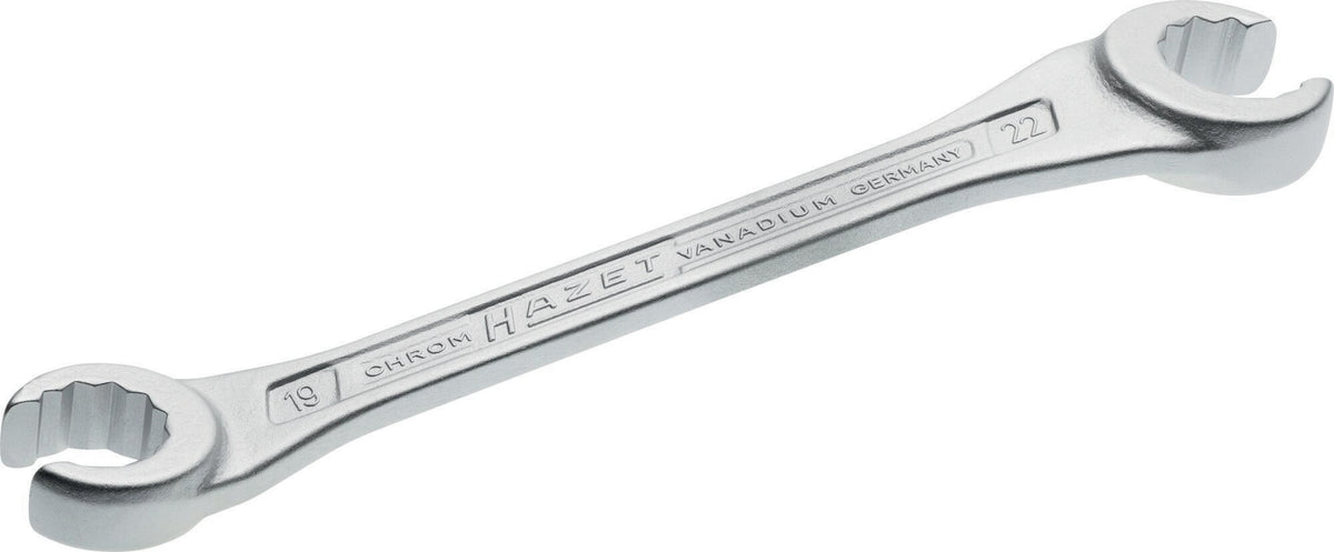 HAZET Doppelringschlüssel 612 10x11mm – Für Rohrverschraubungen und Überwurfmuttern