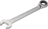 HAZET Maulringratschenschlüssel 606 SW 8 mm – umschaltbar, Ringseite 13° abgewinkelt, 60 Zähne