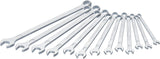 HAZET Ringmaulschlüsselsatz 600LG/10, 10-teilig, SW 10-19 mm, extra lang, CV-Stahl, verchromt