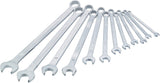 HAZET Ringmaulschlüsselsatz 600LG/10, 10-teilig, SW 10-19 mm, extra lang, CV-Stahl, verchromt