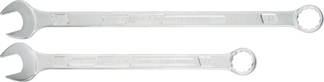 HAZET Ringmaulschlüsselsatz 600LG/10, 10-teilig, SW 10-19 mm, extra lang, CV-Stahl, verchromt